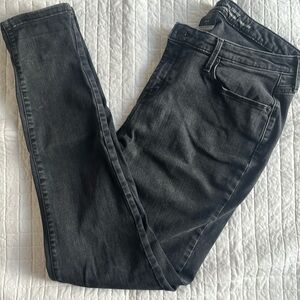 Mossimo denim curvy skinny washed black jeans